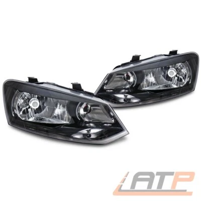2x SCHEINWERFER SET H4 HALOGEN FÜR VW POLO 6R TRENDLINE BIS BJ 05.2014 - Bild 1 von 3