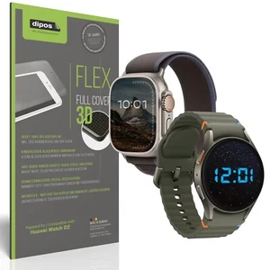 2x Full Cover Schutzfolie matt für Huawei Watch D2 Panzerfolie Anti-Shock - Zdjęcie 1 z 6