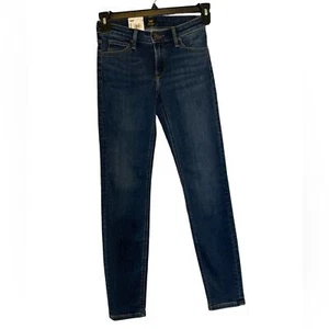 Lee Stretch Deluxe Scarlett Skinny Dark Wash Jeans Girls Size 26/31 NWT - Picture 1 of 13