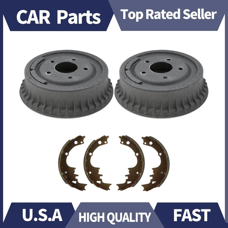 Kit trasero de tambores y zapatas de freno para 68-72 Oldsmobile F85 1975 Oldsmobile Ome Foto 1 de 4