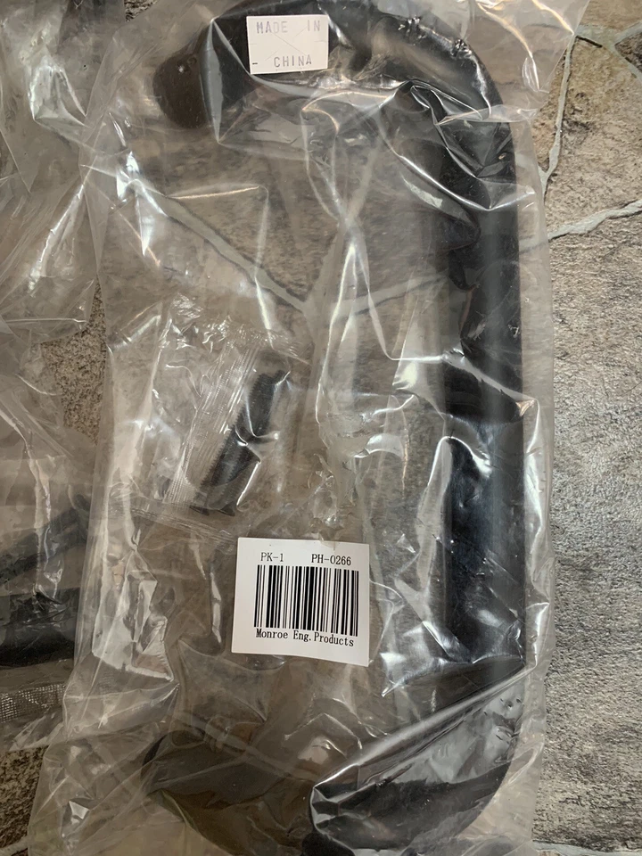 Ручка тяговая со смещением MONROE PMP PH-0266, алюминиевая (черная отделка) - Изображение 1 из 1