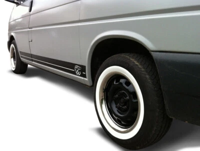 4x Felgenringe + Weißwandring 15" Zoll Zulassung Radzierblenden Radkappe Blende - Bild 1 von 4