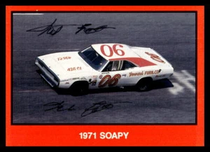Tarjeta autógrafa Neil "Soapy" Castles 1989-90 TG Racing Masters of Racing #136 - Imagen 1 de 2