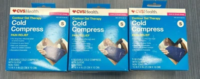 Холодный компресс контур гель терапия облегчение боли маленький размер упаковка из 3 - Изображение 1 из 2