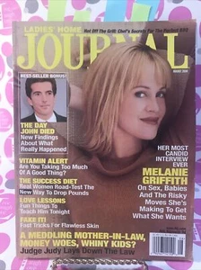 Ladies' Home Journal Magazine August 2000 Melanie Griffith, JOHN KENNEDY - Picture 1 of 7