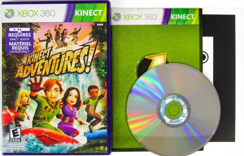 Kinect Adventures Xbox 360, COMPLETE, AS NEW condition, FREE SHIPPING IN CANADA - Image 1 of 1