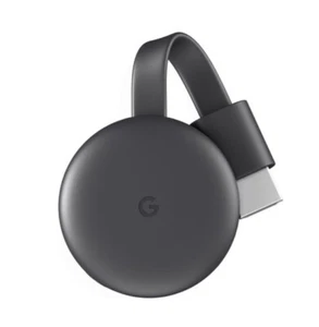 GOOGLE CHROMECAST 3RD GEN HD NEW DIGITAL MEDIA STREAMER CHARCOAL GA00439 - Picture 1 of 4