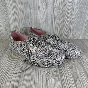 Vans Mono Floral Design Pattern Skater Shoes Tapered Old Skool Men 9 Women 10.5 - Picture 1 of 8