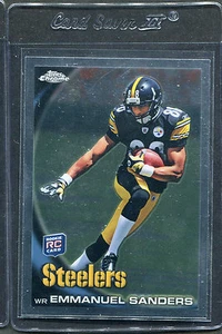 2010 Topps Chrome Emmanuel Sanders RC #106 Steelers Mint - Picture 1 of 1