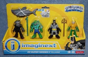 IMAGINEXT DC SUPER FRIENDS HÉROES Y VILLANOS MANTA VS AQUAMAN Y K COCODRILO VS BATMAN - Imagen 1 de 10