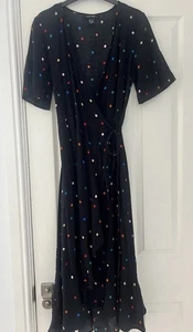 New Look Polka Dot Dress Size 10 - Picture 1 of 4