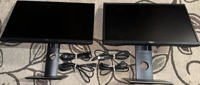 Dell P2319H + P2317H + DP CABLES 23in 1920x1080 Widescreen Monitor WITH Stands - Image 1 of 4