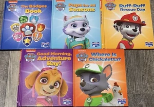Lot Of 5: 1st HC Ed. Nickelodeon Story Reader MeReader PAW Patrol Set 2017 GOOD! - Picture 1 of 3