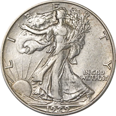 1929-D Walking Liberty Half - Image 1 of 2
