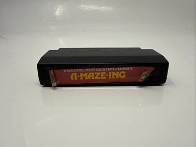 A-Maze-Ing Game Cartridge for Texas Instruments TI-99/4A - Image 1 of 4