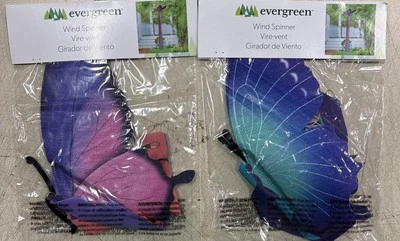 Evergreen 3D Butterfly Wind Spinner 2 Pack - Image 1 of 2