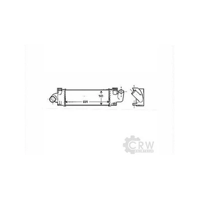 Intercooler per Ford C-Max DM2 Focus II Cabriolet DA_ HCP DP 2.0 TDCi 1.6 - Immagine 1 di 2