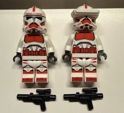 2 LEGO Star Wars Clone Shock Trooper Minifigura 75354 Coruscant Guard Gunship Foto 1 de 3