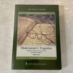 Great Courses Shakespeare's Tragedies Guidebook & DVDs Prof Clare R. Kinney -NEW - Picture 1 of 4