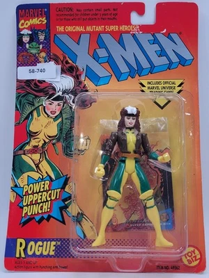 Figura de acción Marvel The Original Mutant Super Heroes X Men Rogue ToyBiz 1994 Foto 1 de 4