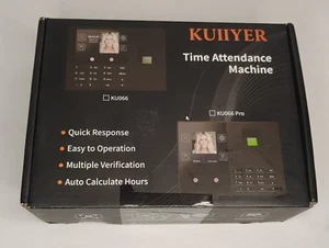 Kuiiyer Ku066PROUS Time Clock Biometric Records Employee Attendance Machine  - Picture 1 of 3