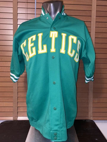 Larry Bird Boston Celtics Mitchell & Ness Warmup Jacket Original Authentic Sz 42 Cover