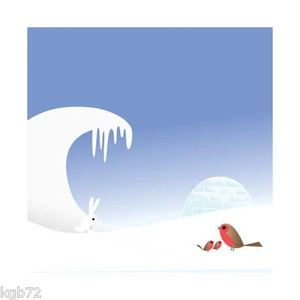 3D Skating Penguins Pop Up Card Christmas by Up With Paper Treasures #1057 - Picture 1 of 2