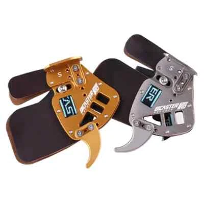 Finger Tab Cordovan Leather + Aluminum S/M/L for Recurve Archery - Image 1 of 4