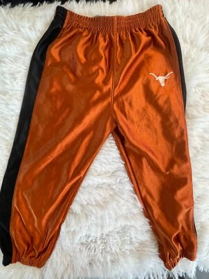 NCAA Texas Longhorns Joggers Mens Burnt Orange Sweatpants Wear Size 3T - Image 1 of 4