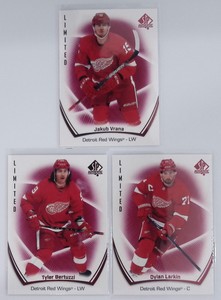 2021-22 SP Authentic Hockey Limited Lots (3) Detroit Red Wings