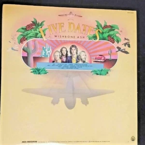 2 Set, Wishbone Ash, Double LIVE DATES Album, Picture Carton, 1999 Vintage Vinyl - Picture 1 of 3
