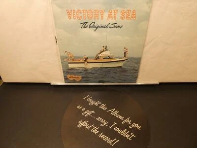 RARE 60's Novelty In-Fidelity LP: "Victory at Sea"  NUDE COVER INSERT CHEESECAKE - Image 1 of 4