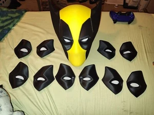 Poolverine Textured Deadpool And Wolverine Themed Mask Magnetized Cosplay - Picture 1 of 7