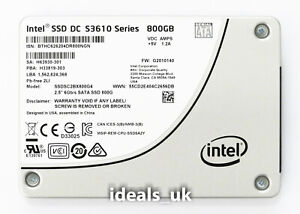 Intel S3610 Series 800GB SSD 2.5" SATA III (SSDSC2BX800G4) Enterprise Drive