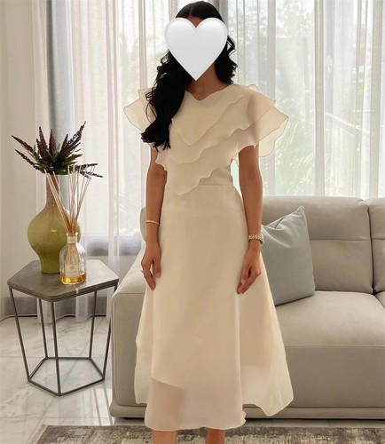 Scollo a V personalizzato a strati San Valentino linea A su misura occasione lunghezza anke