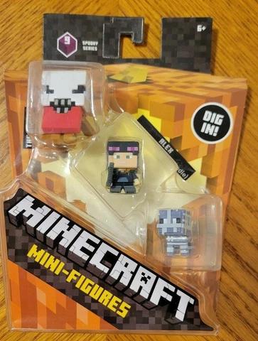 Minecraft Spooky Series 9 SHAM, ALEX ENDERMAN HOODIE, MUMMIFIED SHEEP 3-Pack NEW Cover