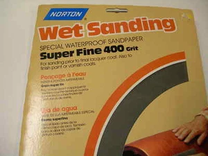 400 GRIT WET SAND 9 by 11 SHEETS! 5 PACK! NEW! - Picture 1 of 1