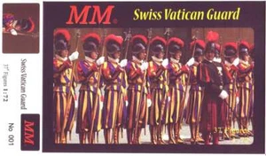 Swiss Vatican Guard -MM miniatures - SOLDATINI 1/72 GUARDIE SVIZZERE -out Market - Imagen 1 de 1