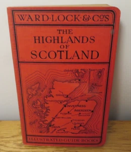 WARD LOCK RED GUIDE BOOK - THE HIGHLANDS OF SCOTLAND - vintage - maps & plans - Picture 1 of 8