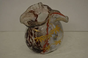 Antique Jean Baptiste Ernst-Leveille French Art Glass Vase with Acid Etching - Picture 1 of 6
