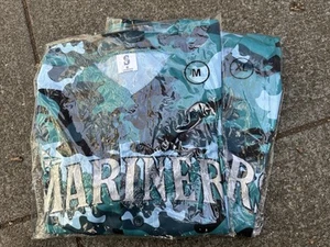 2025 Seattle Mariners Salute to Armed Forces Night Camo Jersey 4/12 YL M XL 2XL - Picture 1 of 2