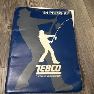 Kit de prensa Zebco 1984 comunicado de prensa con escritor al aire libre lista de precios página de fotos - Imagen 1 de 4