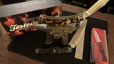 Rough Ryder Tortuga Shell Trapper con Forros Negros Descontinuado  Foto 1 de 4