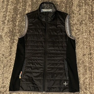 Icebreaker Vest Womens XL Black Insulated Merinoloft Merino Wool - Picture 1 of 11