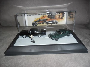MOVIE CARS "BULLITT" WITH STEVE MCQUEN IN SHOW DISPLAY CODE 3 1:43 * FIGURE - Picture 1 of 10