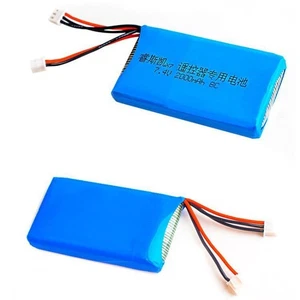 7.4V 2000mAh 8C Lipo Battery for FrSky Q X7 Dx6e Dx6 Transmitter Spektrum DX8 Rc - Picture 1 of 6