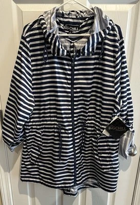 Chaqueta de lluvia Big Chill Freestyle para mujer talla 1X nueva con etiquetas Foto 1 de 4