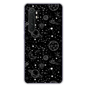 Coque en silicone imprimée compatible Xiaomi Mi Note 10 Lite Galaxy draw - Photo 1 sur 6