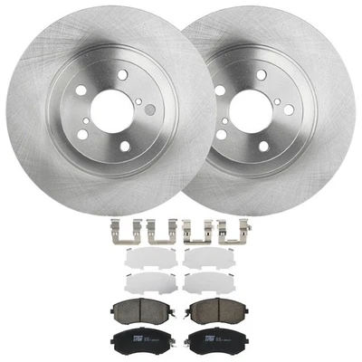 KIT-072924-4459 TRW Juego de 2 ruedas discos de freno y kits de pastillas delanteras para Scion FR-S Foto 1 de 4