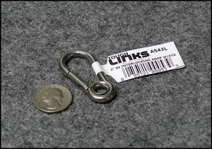 Lucky Line Tough Links Stainless Steel Interlocking Snap w/ Eyelet SS A542 New - Picture 1 of 1